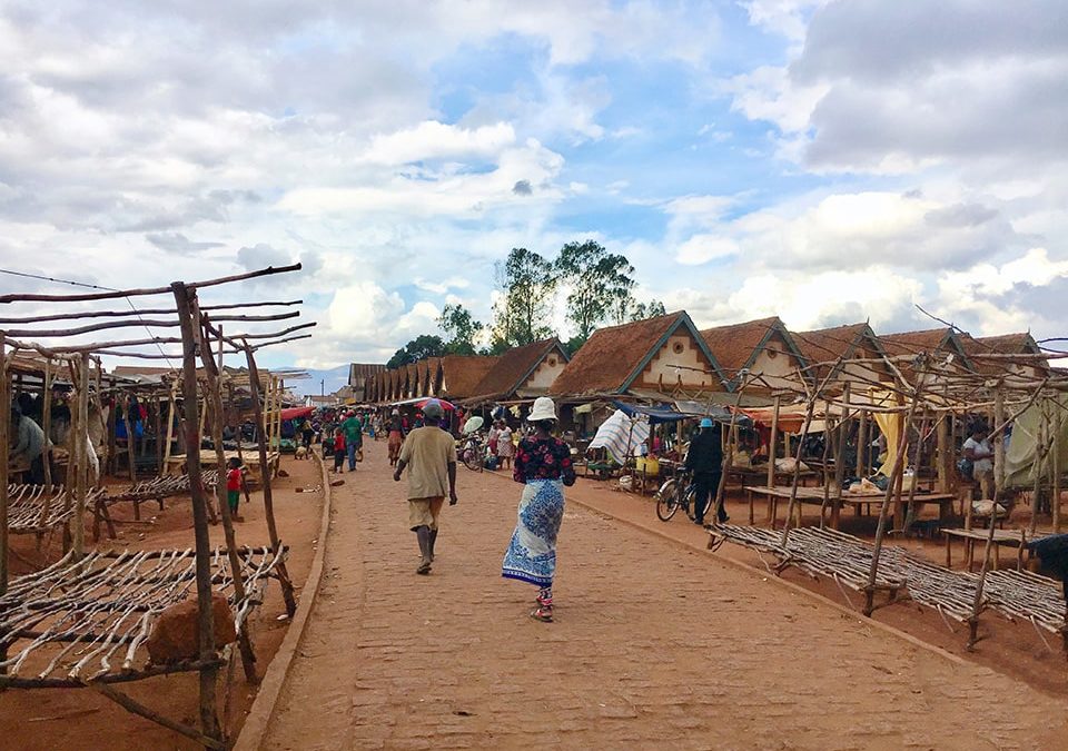 Central highlands of Madagascar, during the plague outbreak of 2017
